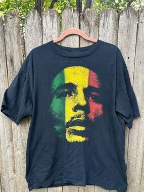 Vtg 90s Balzout Bob Marley single stitch t shirt XL